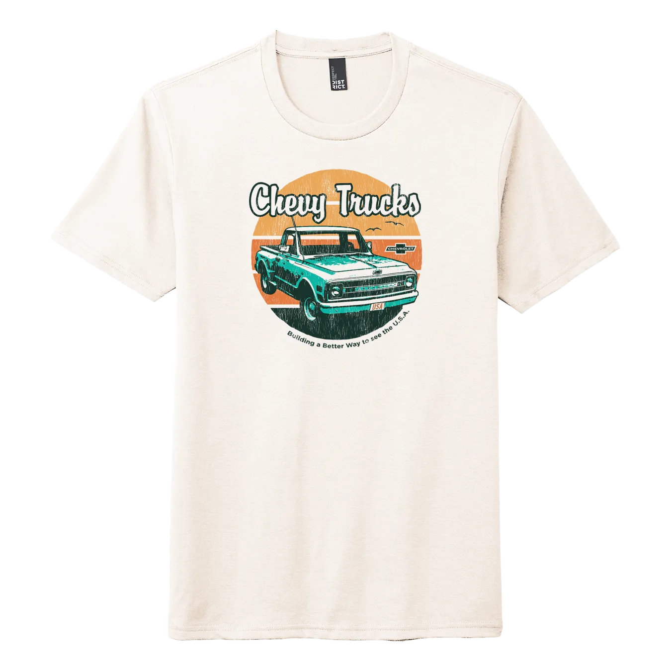 Casual Comfort Lightweight Feel Chevy Trucks Sunset T-Shirt