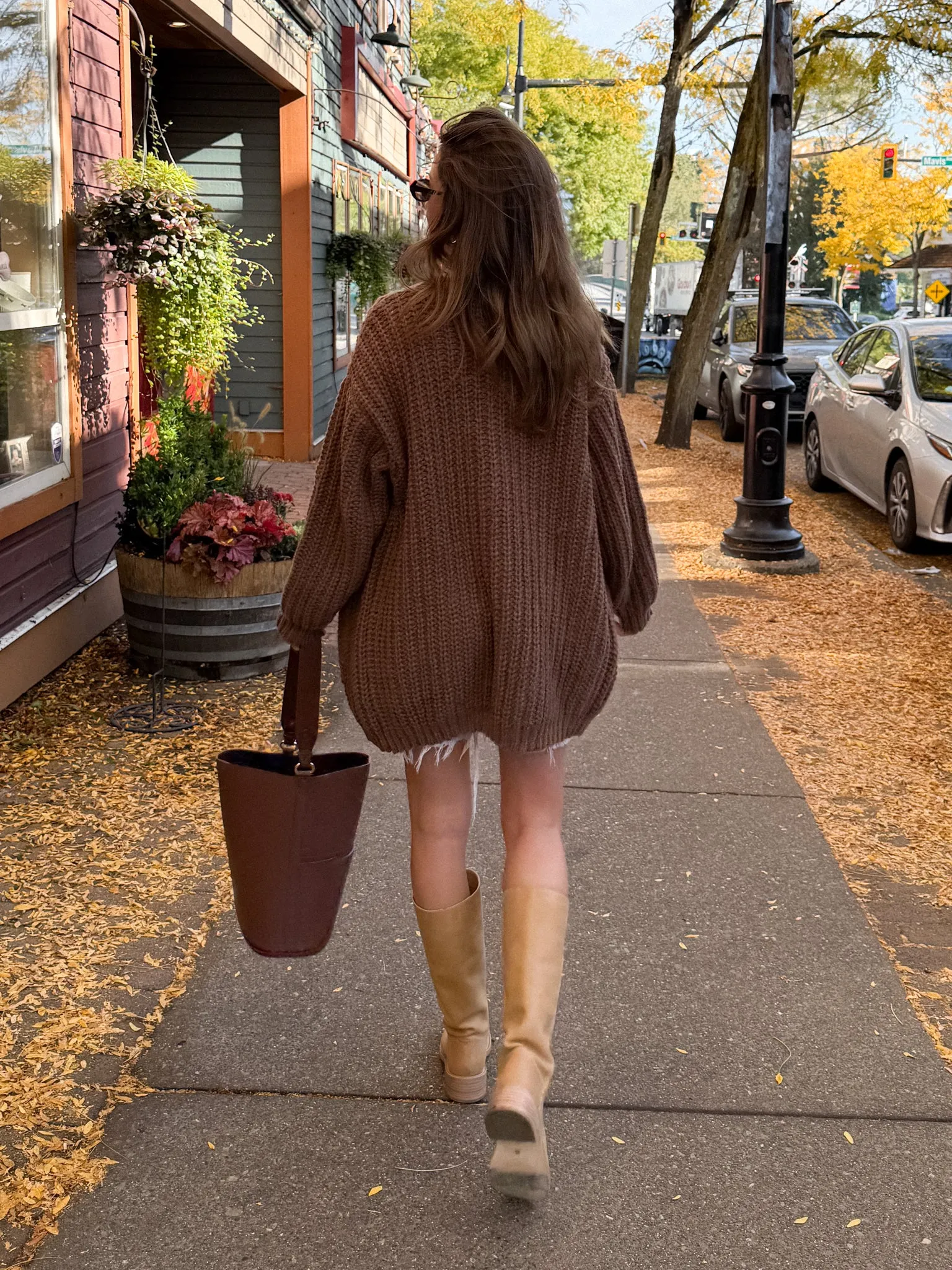 product cycling suitability Missoula Oversized Knit Cardigan