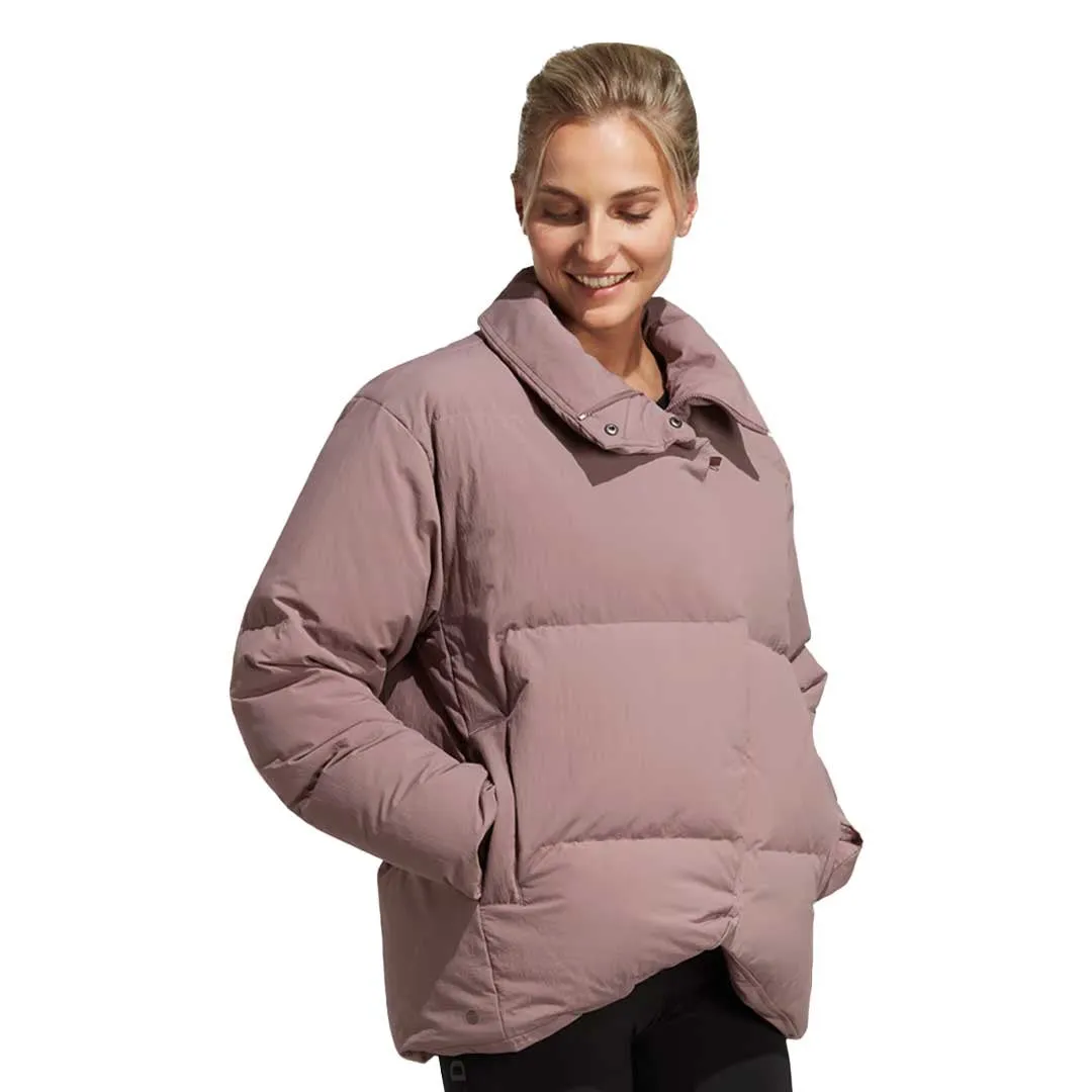 adidas - Women's Big Baffle Jacket (HN9936) Adjustable Hemline Soft Lined Interior