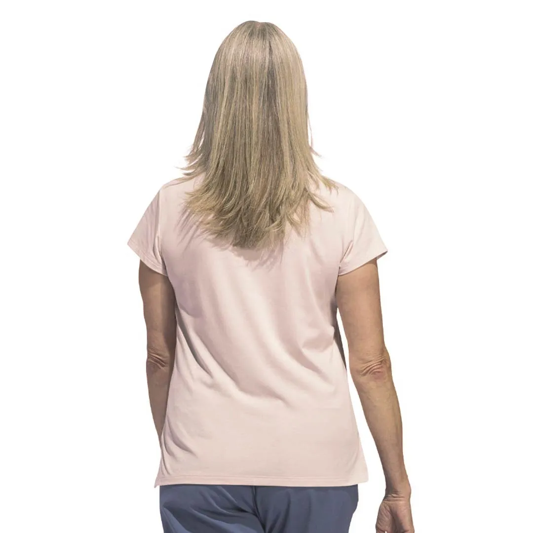 Layer Up Style Cuffs Adjust adidas - Women's Go-To Heathered Polo (IP4187)