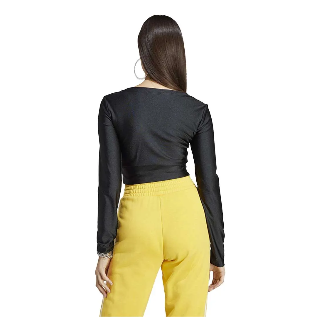 HeatReflectiveLining Secure Internal Pockets adidas - Women's Long Sleeve Crop Top (IC8549)