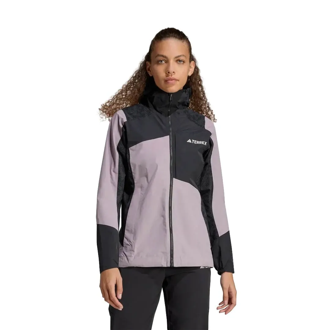 adidas - Women's Terrex Xperior Hybrid RAIN.RDY Jacket (IP1495) Adjustable Hem Cords
