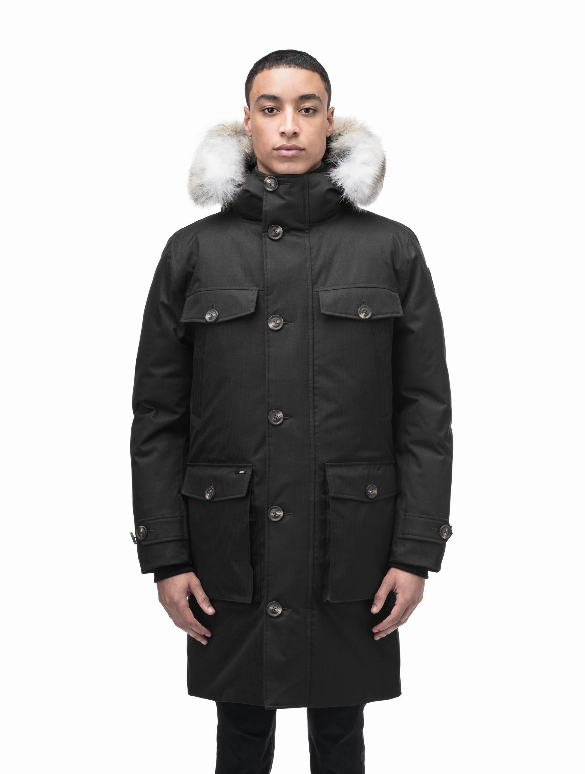 Magnetic Fastenings Reflective Detailing Citizen Men's Tailored Parka