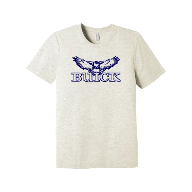 Garment Dyed Finish Vintage Buick Eagle Tri Blend T-Shirt