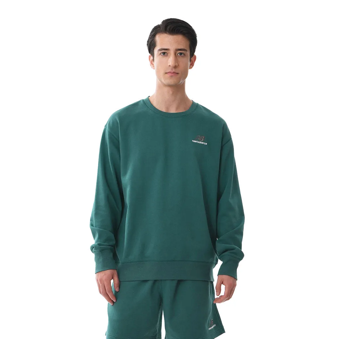 Glossy Finish New Balance - Unisex Uni-ssentials French Terry Sweatshirt (UT21501 VDA)