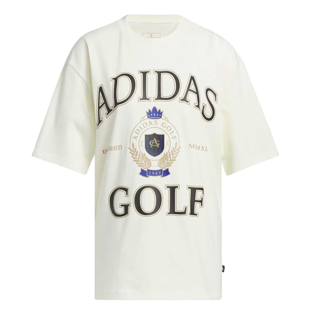 adidas - Women's Go-To Crest Graphic Boyfriend Short Sleeve T-Shirt (IN6351) QuickRelease Buckles