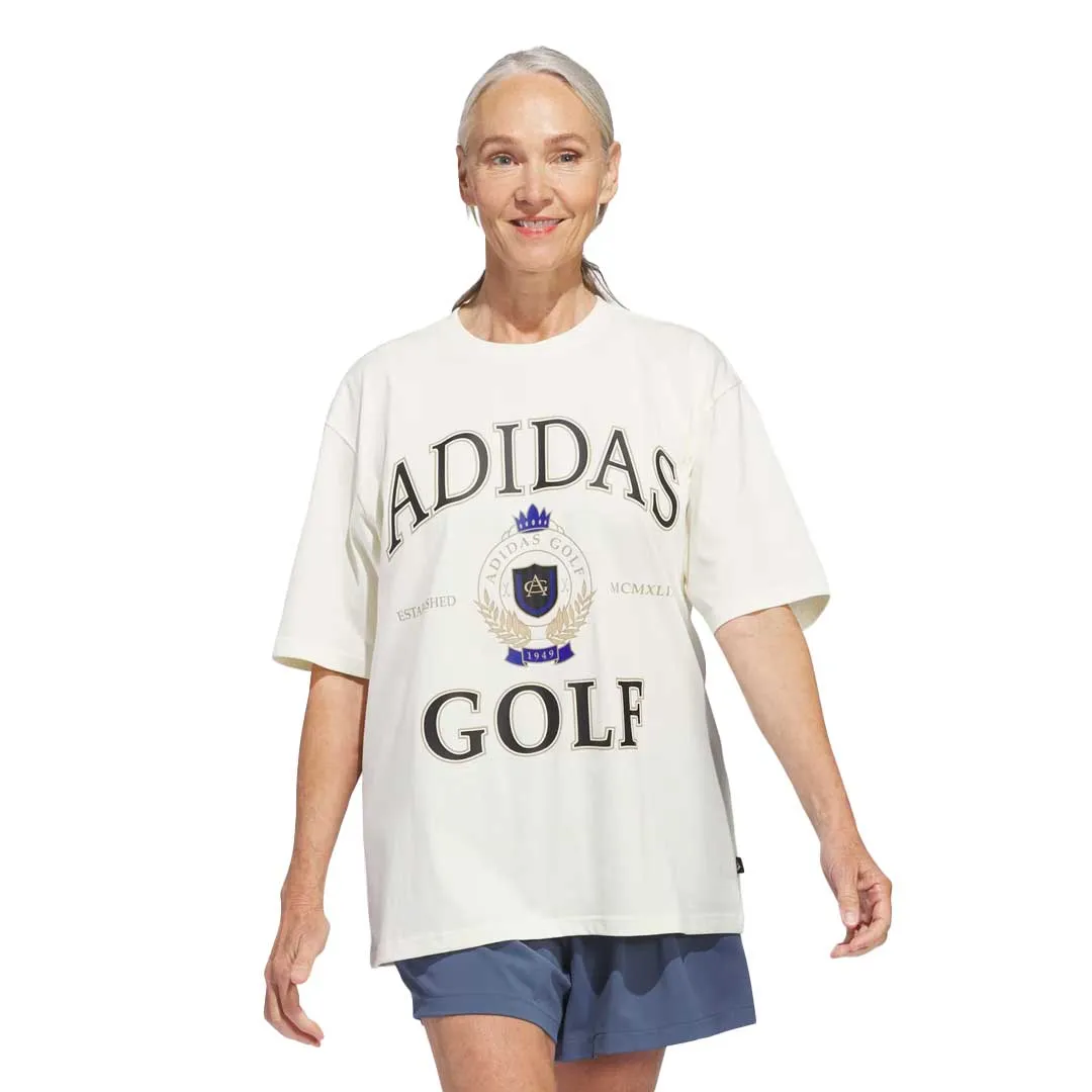 Water Resistant Design Heavyweight Warmth adidas - Women's Go-To Crest Graphic Boyfriend Short Sleeve T-Shirt (IN6351)