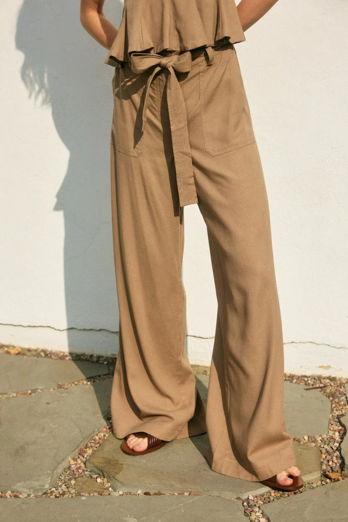 HypoallergenicMaterial DARCY WIDE-LEG PANTS