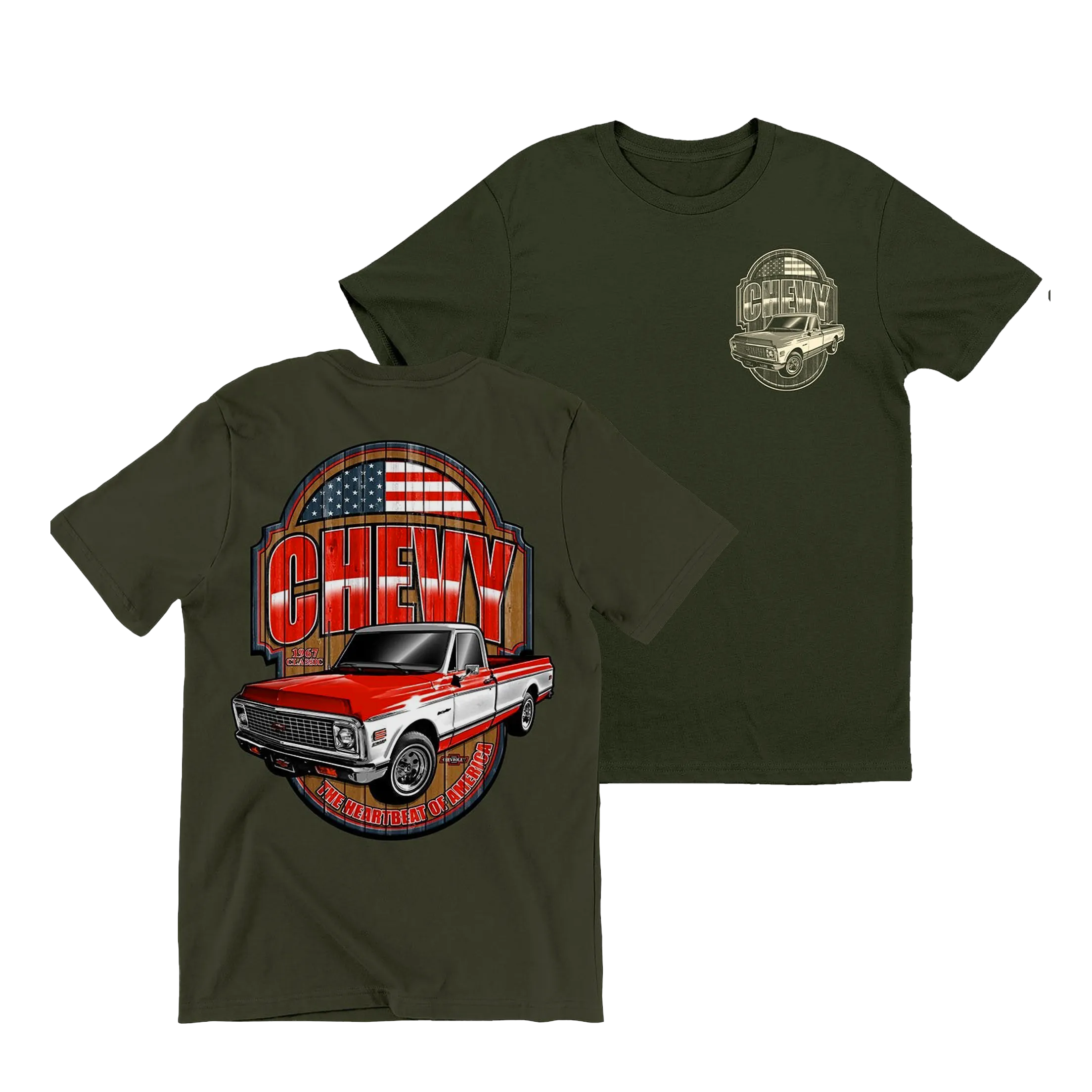 Cool Style 1967 C-10 Pick Up Wood Sign T-Shirt