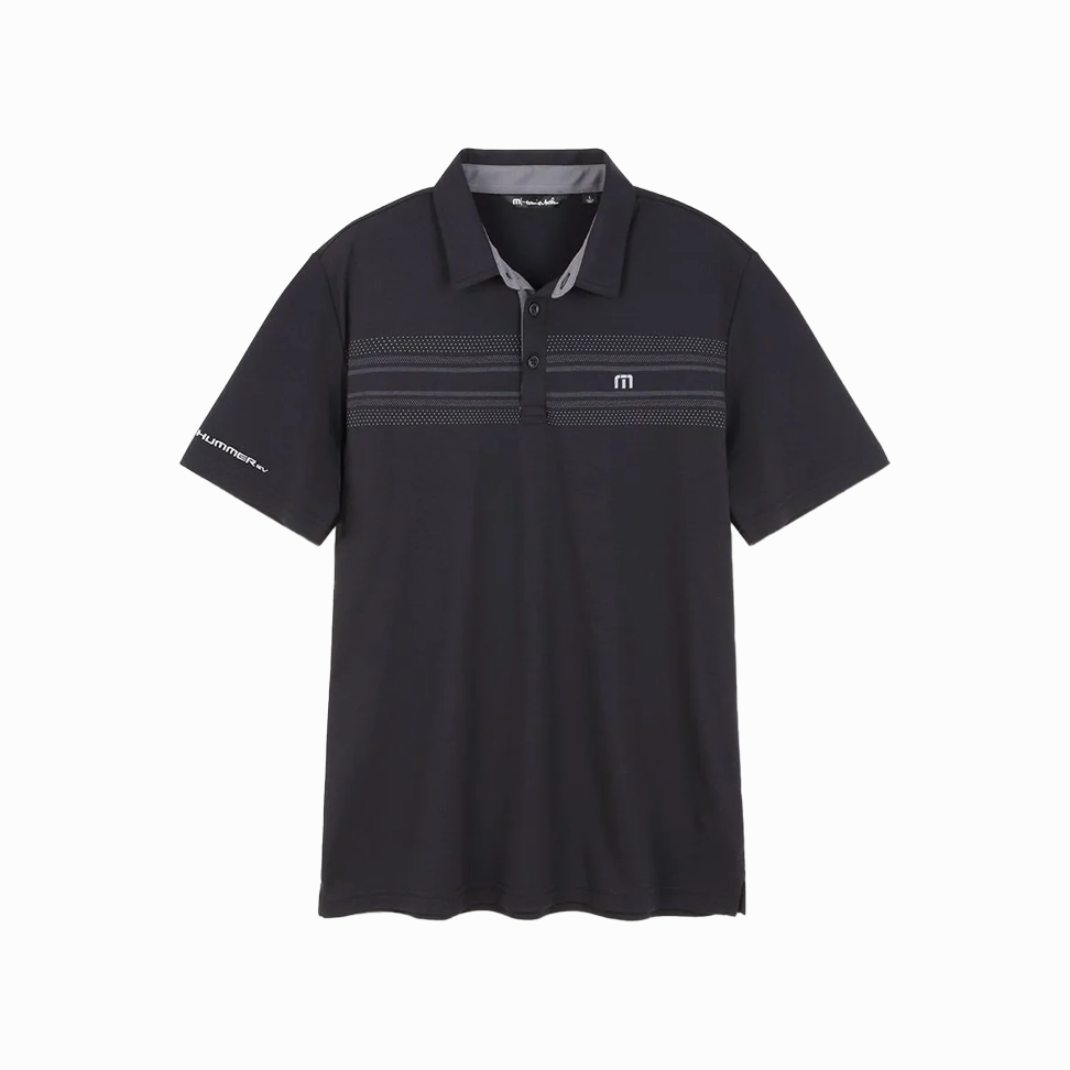 HUMMER EV TravisMathew? Monterey Chest Stripe Polo Comfy Layer Weekend Brunch