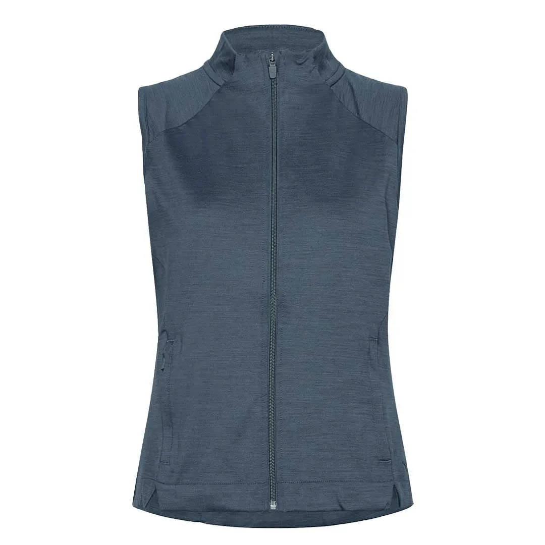 Glove Friendly Cuff Design Puma - Women's CLOUDSPUN Heather Full Zip Golf Vest (537503 03)