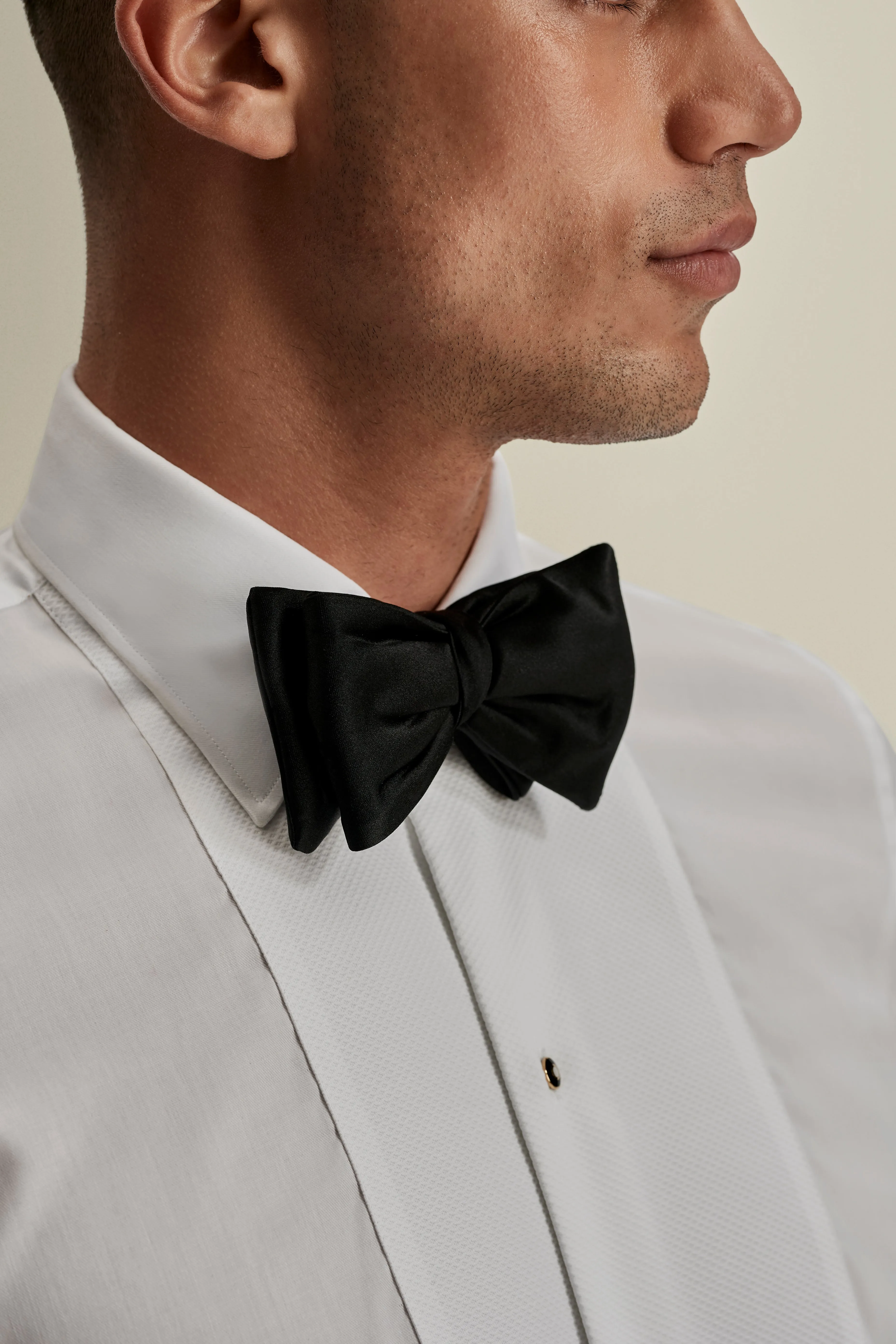 Cotton Marcella Bib Front Formal Shirt Smooth Stitch Pattern Standalone Option