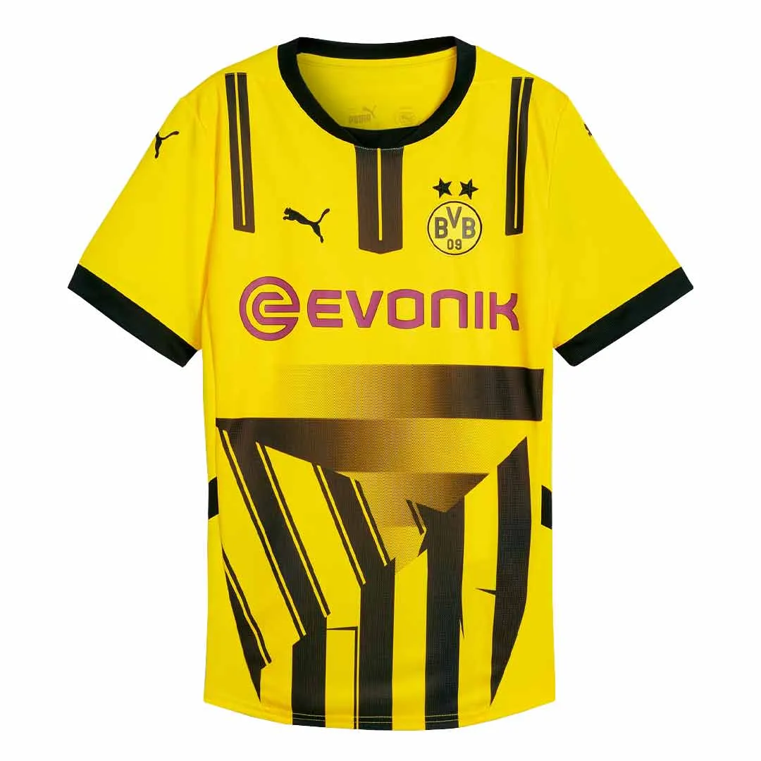 Puma - Women's Borussia Dortmund 22/23 Cup Replica Jersey (775682 01) Stay Dry Interior Smooth Glide Fasteners