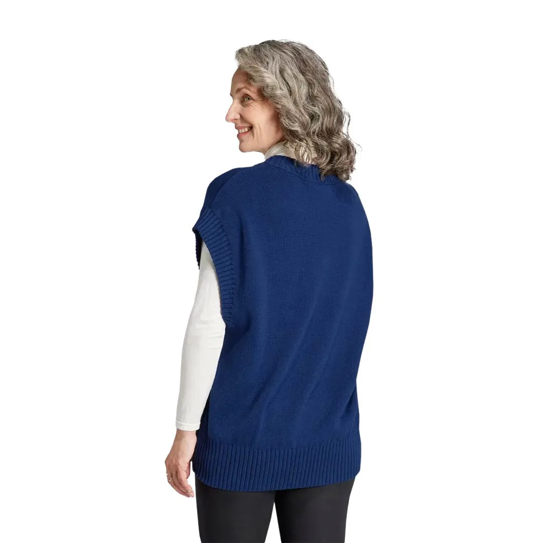 Mark Style adidas - Women's Premium Essentials Knit Oversized Sweater Vest (II8042)