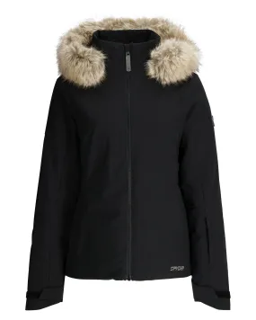 Soft Fleece Interior Womens Vida Jacket - Black