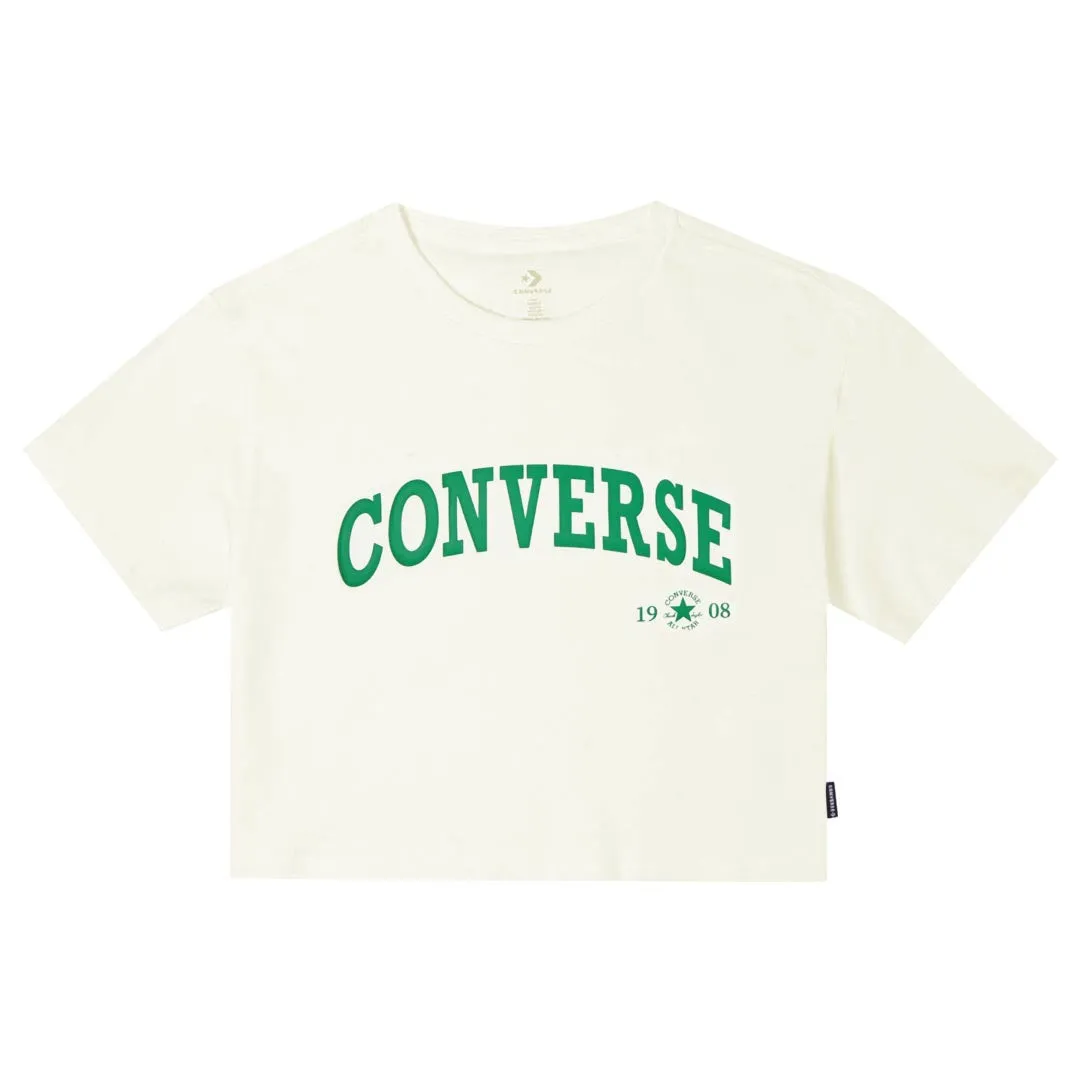 Converse - Women's Retro Chuck Cropped T-Shirt (10027151 A03) Morning Commute Gear Microfiber Blend