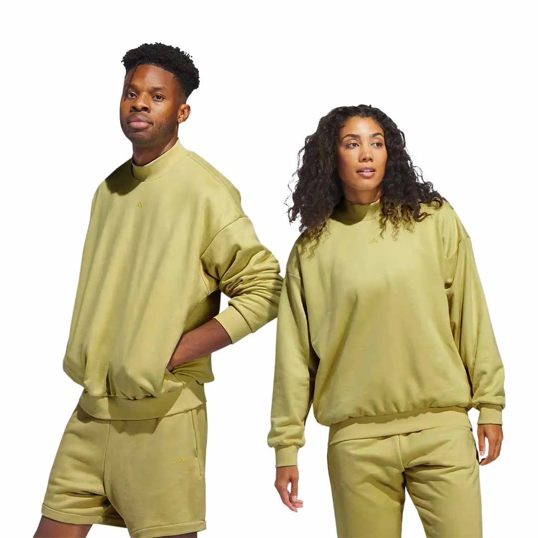 adidas - Unisex Basketball Sueded Crew Sweatshirt (IN7697) Simple Outer