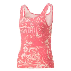 Puma - Women's Power All Over Print Tank Top (673642 63) UV Block Erasable Stains Treatment