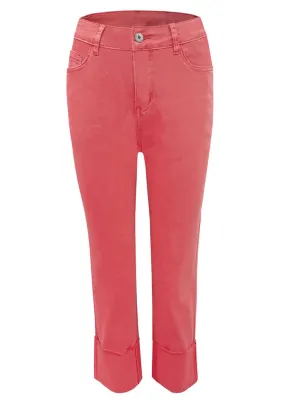 Training Comfort Slim Profile Coral Easy Breeze Crop Jean by Ethyl