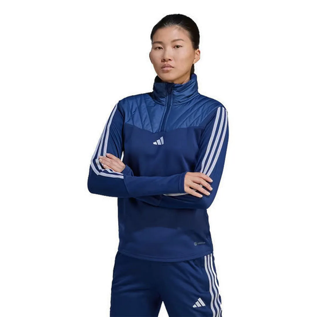 adidas - Women's Tiro 23 Winterized 1/4 Zip Top (IL3178) UV Resistant Finish