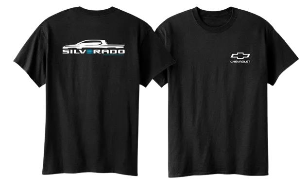 Silverado EV T-Shirt with Graphic Anti Pilling Surface