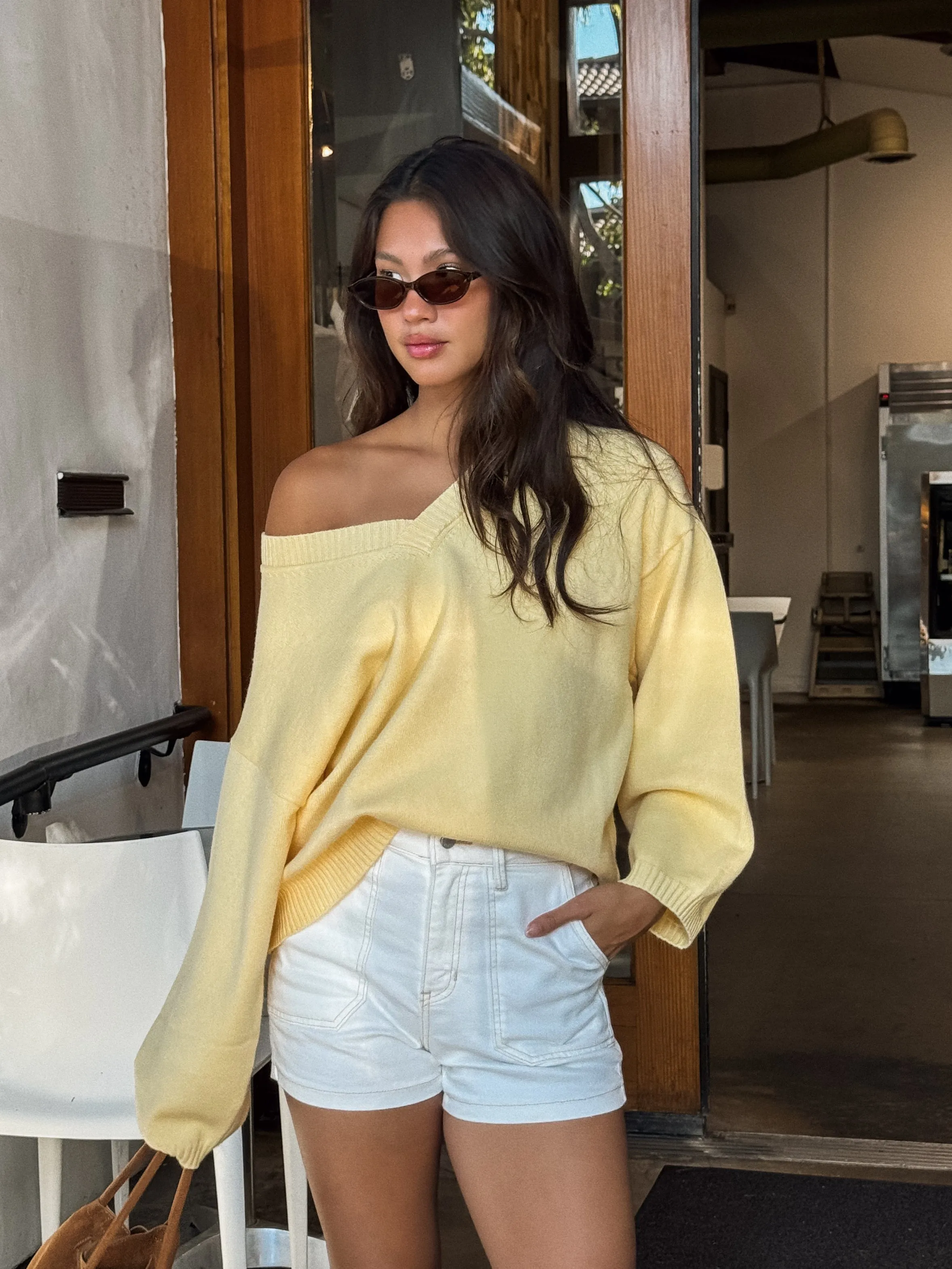 Cool Essentials Weekend Minimal Hallie Oversized Sweater