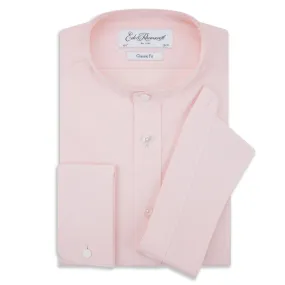 Minimalist Style Ellis Pink Poplin Cotton Tunic Shirt