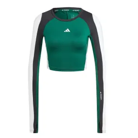 adidas - Women's Techfit Aeroready Long Sleeve T-Shirt (IK6152) Non Restrictive Mobility