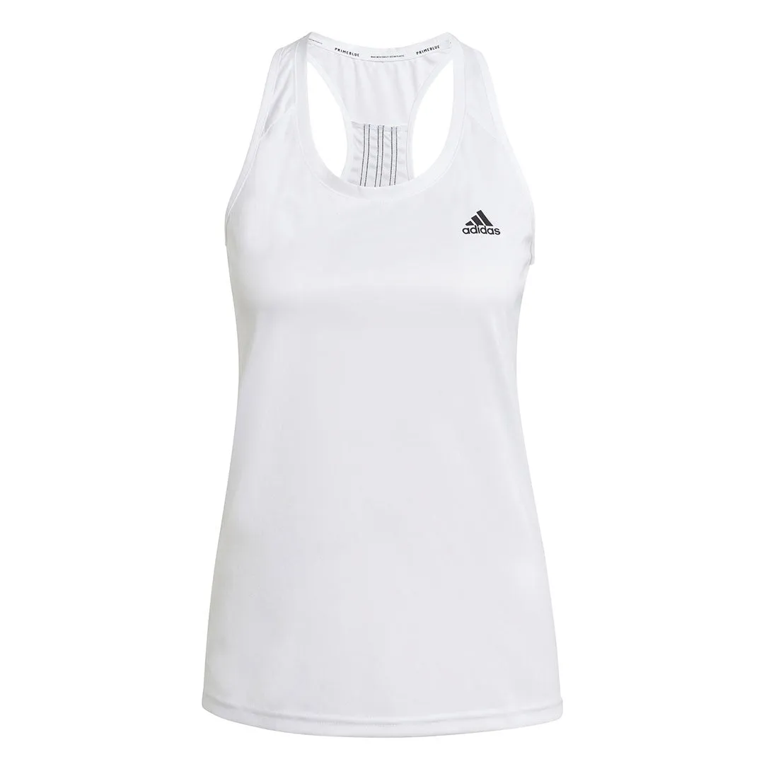 adidas - Women's Designed To Move 3-Stripes Sports Tank Top (GL3790) No Static ScratchResistant Zippers
