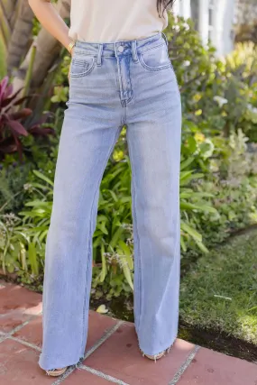 Party Look Sunny Vibes Couple Look Dahlia High Rise Wide Leg Jeans