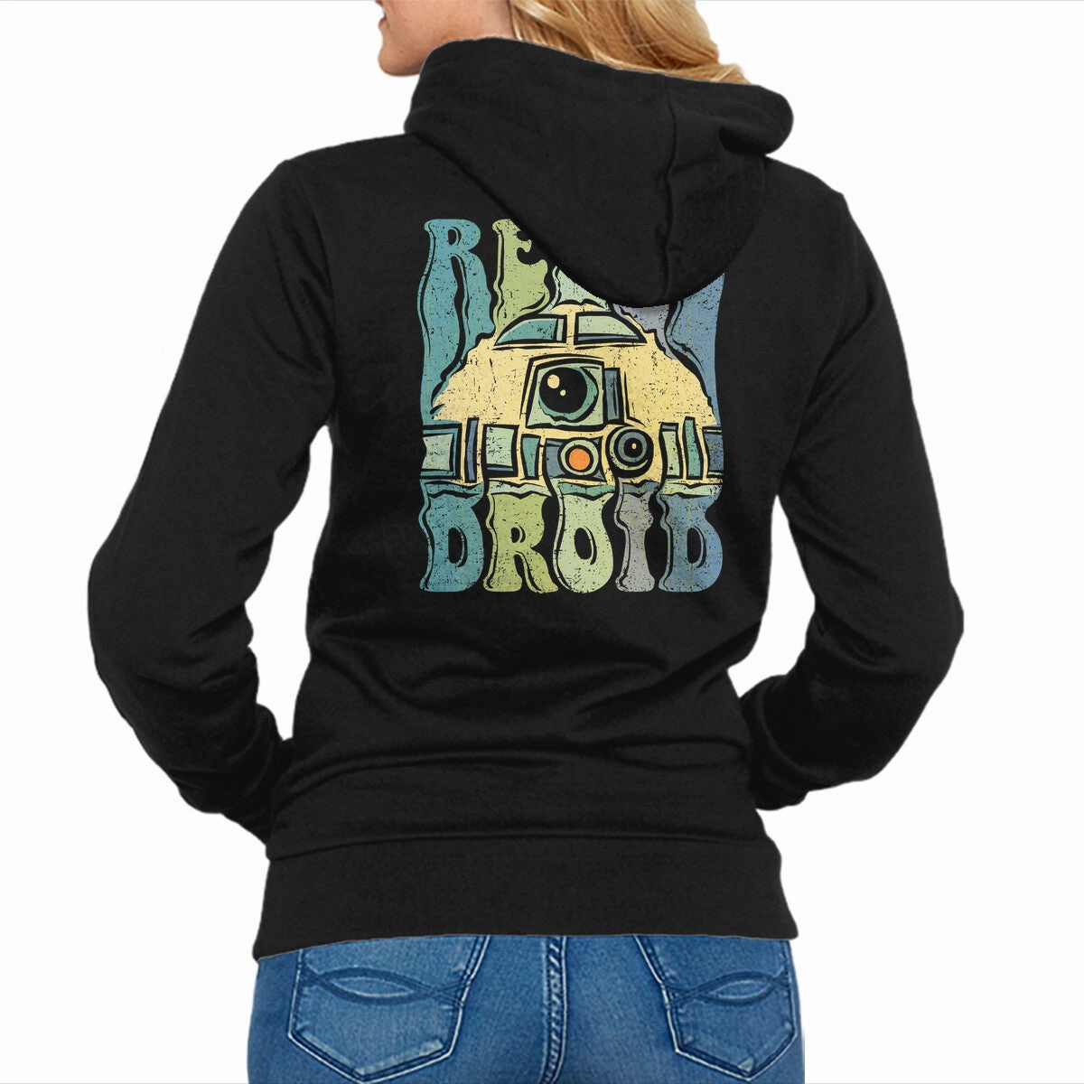 Vintage Droid Flannel product marketing
