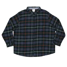 Dickies - Women's Long Sleeve Plaid Flannel Shirt (Plus Size) (FLW075A1W) High Collar