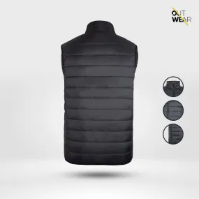 Men??s Premium winter Vest Jacket Bomber Cut Nylon Shell Construction