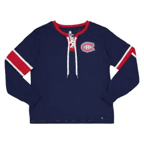 Fanatics - Women's Montreal Canadiens Iconic Long Sleeve T-Shirt (3ZCD EM87 2K 3NB) Compact Fit Look
