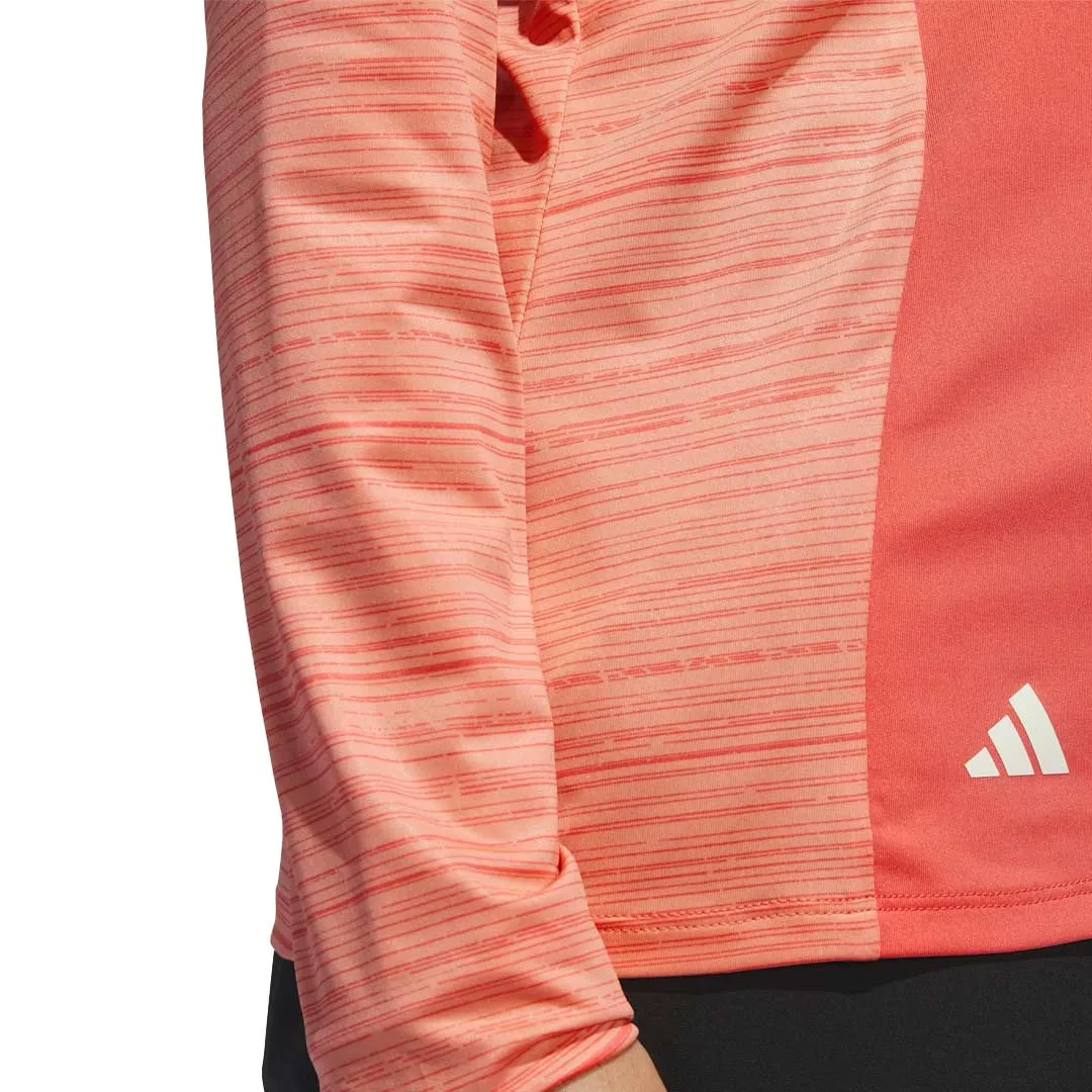 adidas - Women's Ultimate365 Long Sleeve 1/4 Zip Sweater (IT9795) Wind Resistant Dry Weather Look