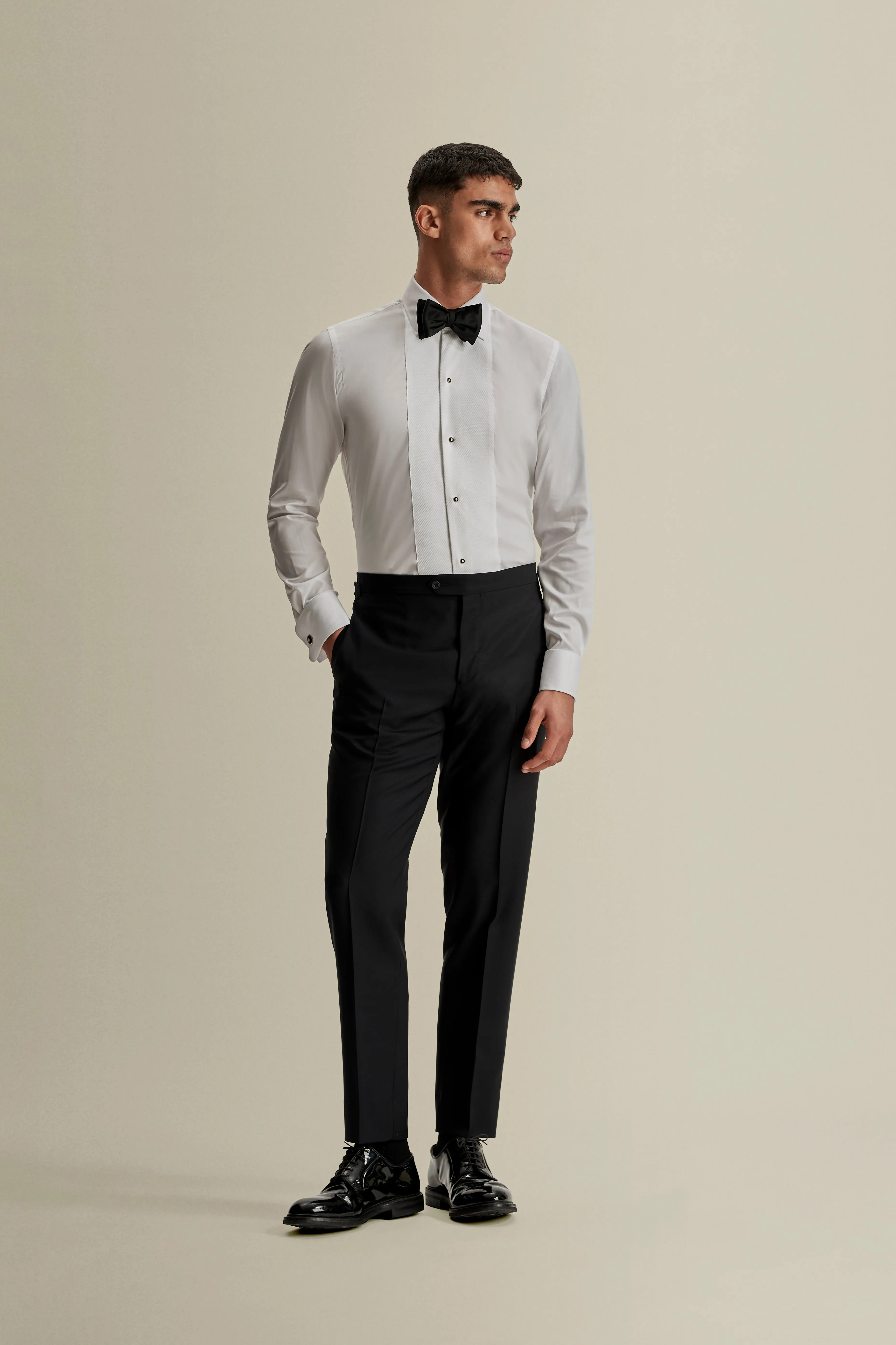 Ethical production Marcella Bib Front Cotton Formal Shirt