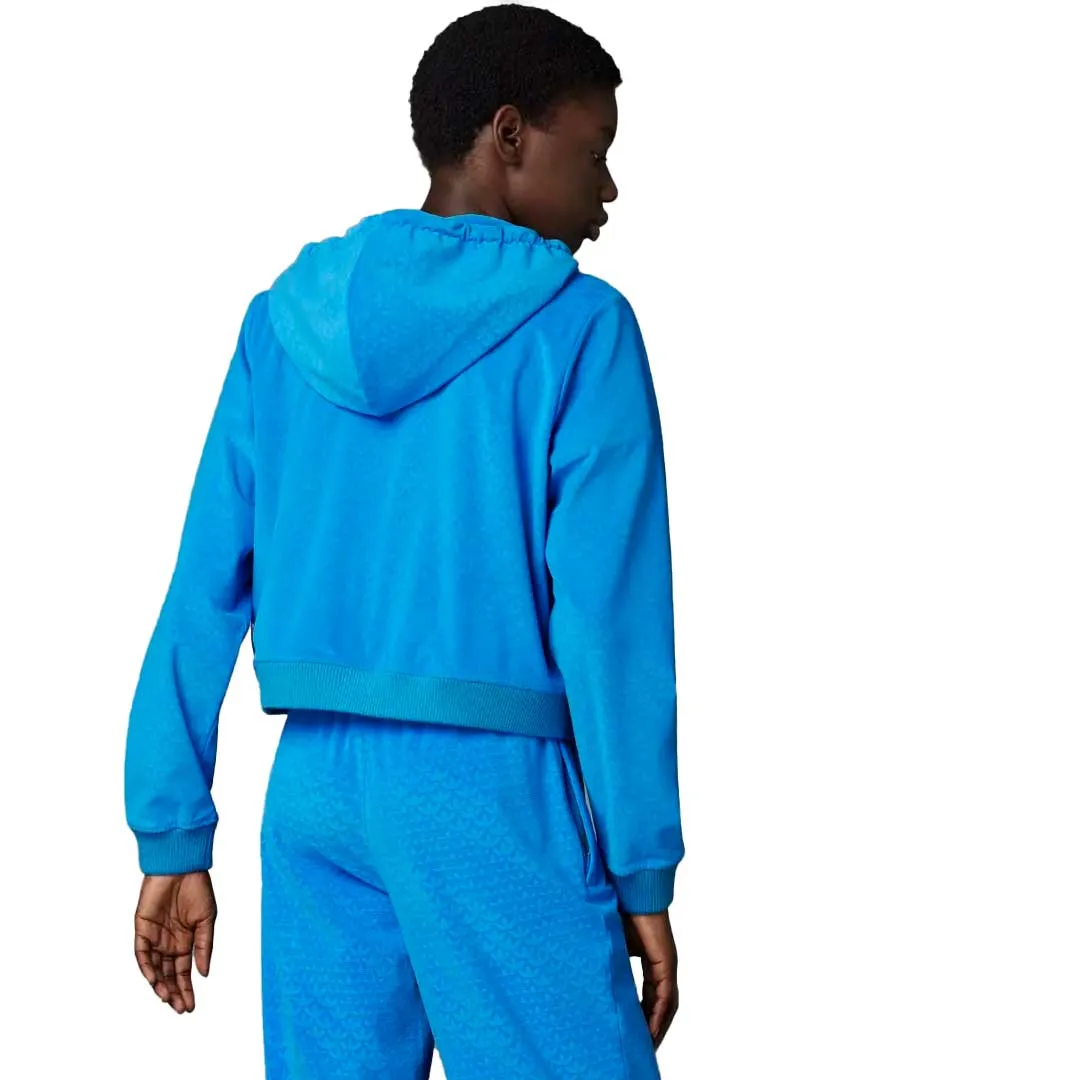 adidas - Women's Adicolor Velour Zip Hoodie (IB2046) Odor Resistant