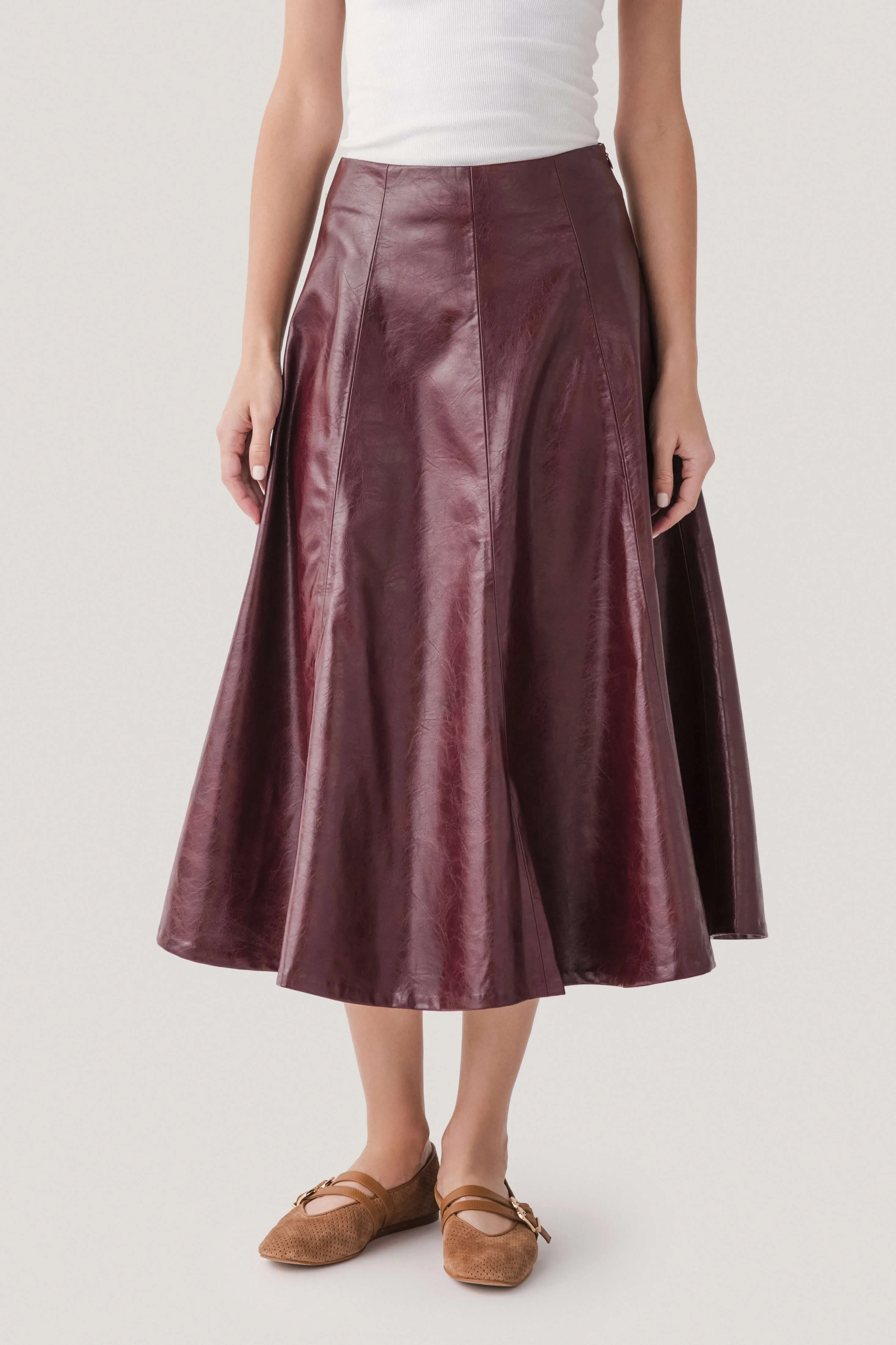 Lucy Paris Oleksa Pleated Skirt Easy Vibe