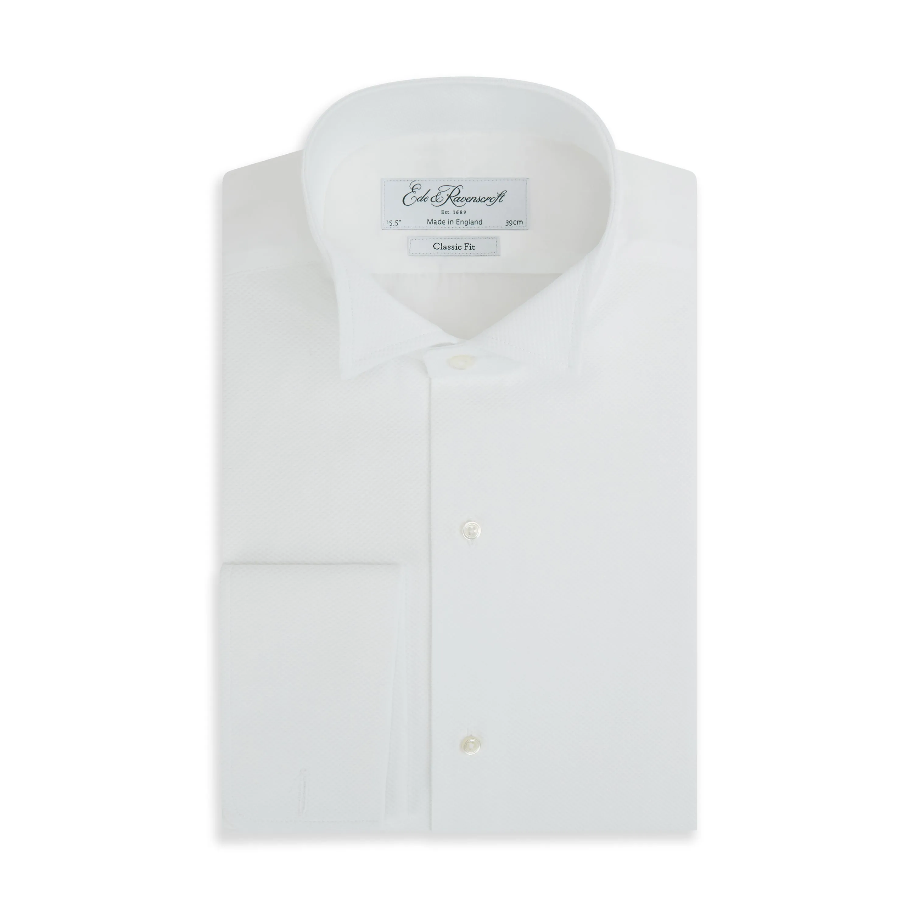 Subtle Details Dryden White Marcella wing collar shirt