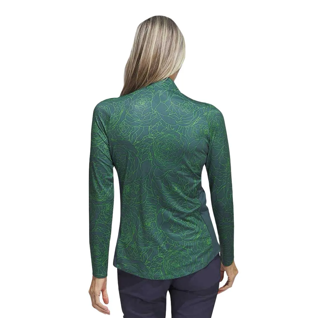 Autumn Layers adidas - Women's Printed Long Sleeve 1/4 Zip Sweater (IB2083)