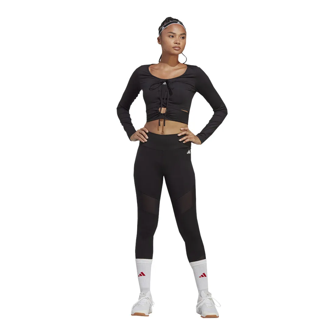 adidas - Women's Training Dance Long Sleeve T-Shirt (HS2326) RipResistant Reinforcement Smart Casual Piece
