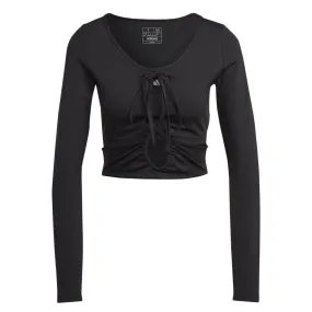 adidas - Women's Training Dance Long Sleeve T-Shirt (HS2326) Clean Outer BondedZipperGuards