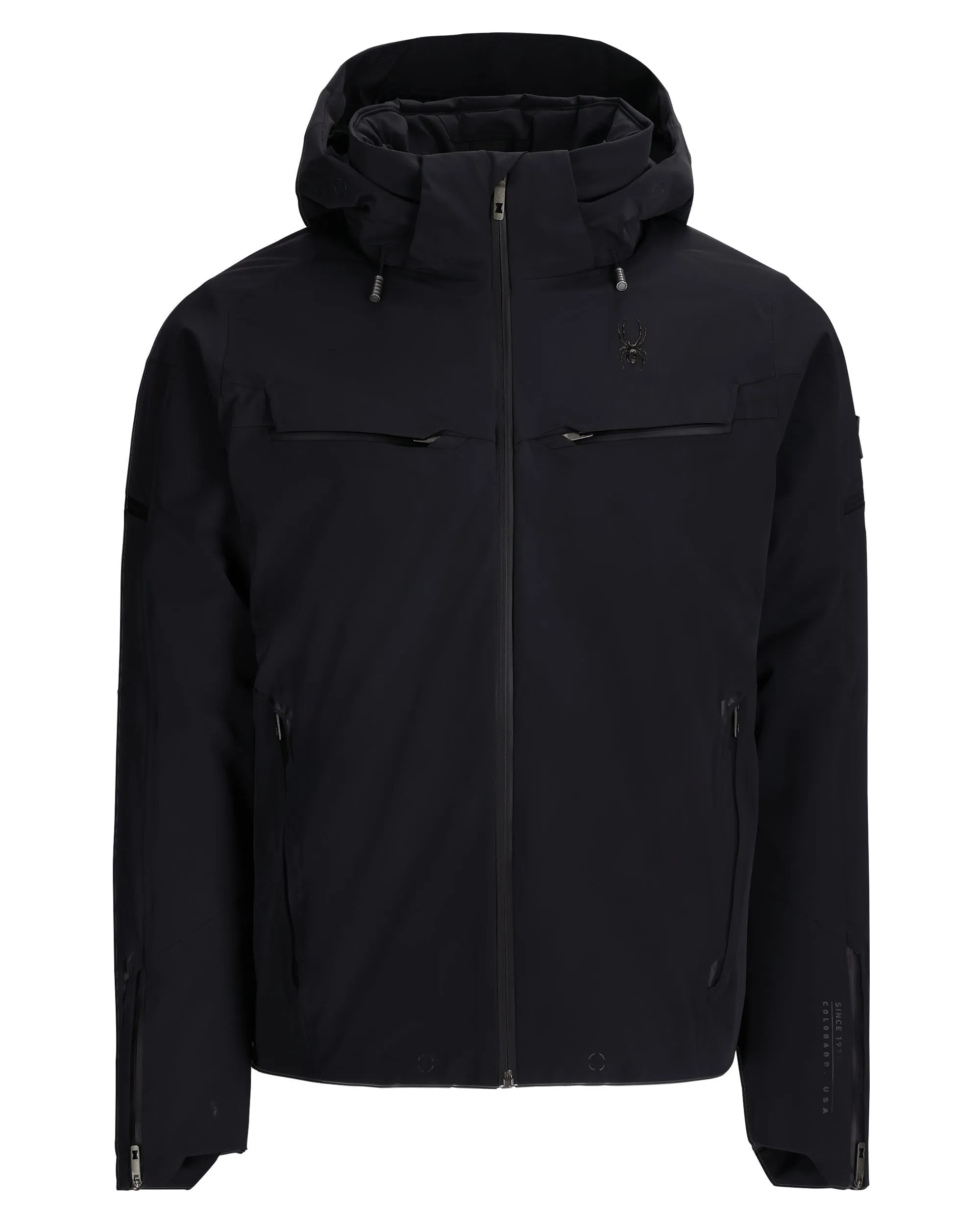 Mens Monterosa Jacket - Black Rugged Style