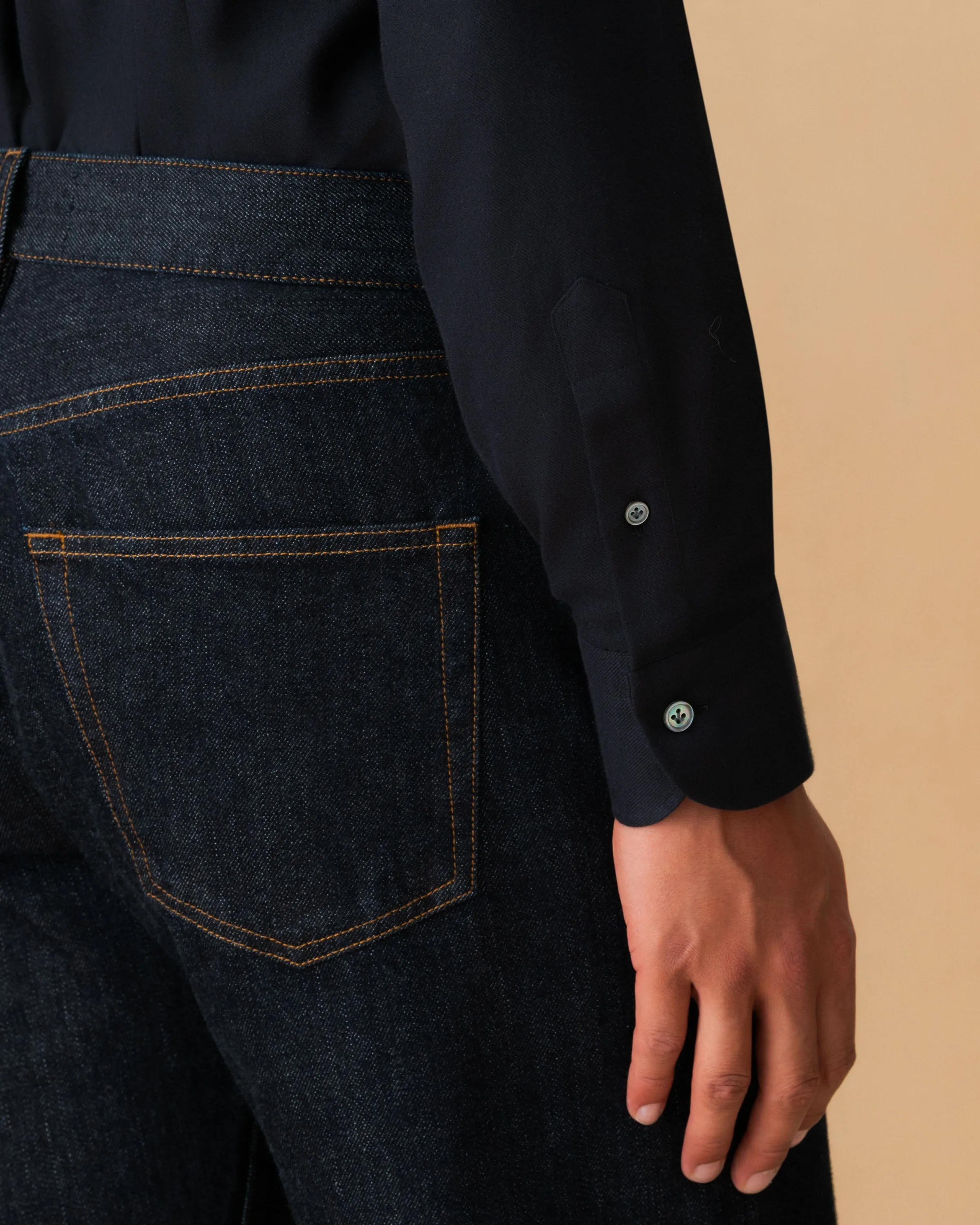 Versatile Clothing Flannel Point Collar Shirt