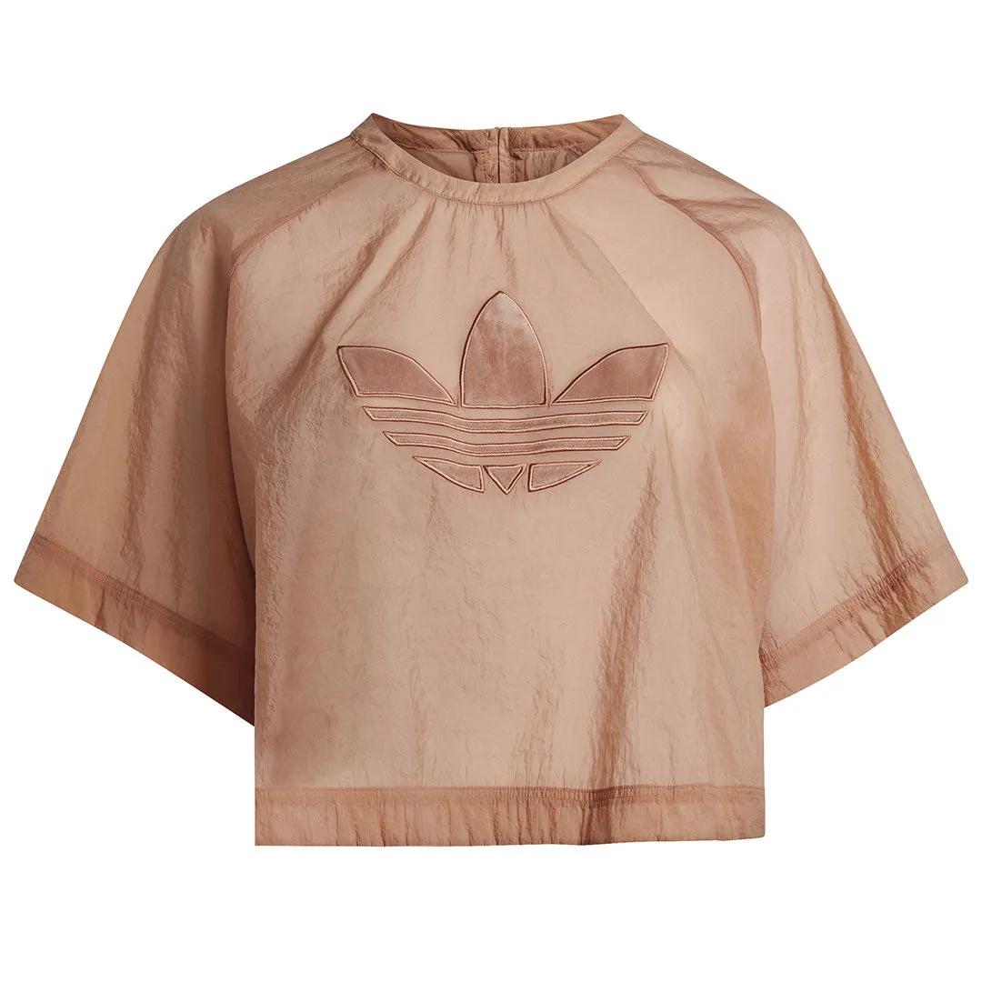 Outdoor Trip Ventilation System adidas - Women's Always Original Cropped T-Shirt (Plus Size) (IC7230)