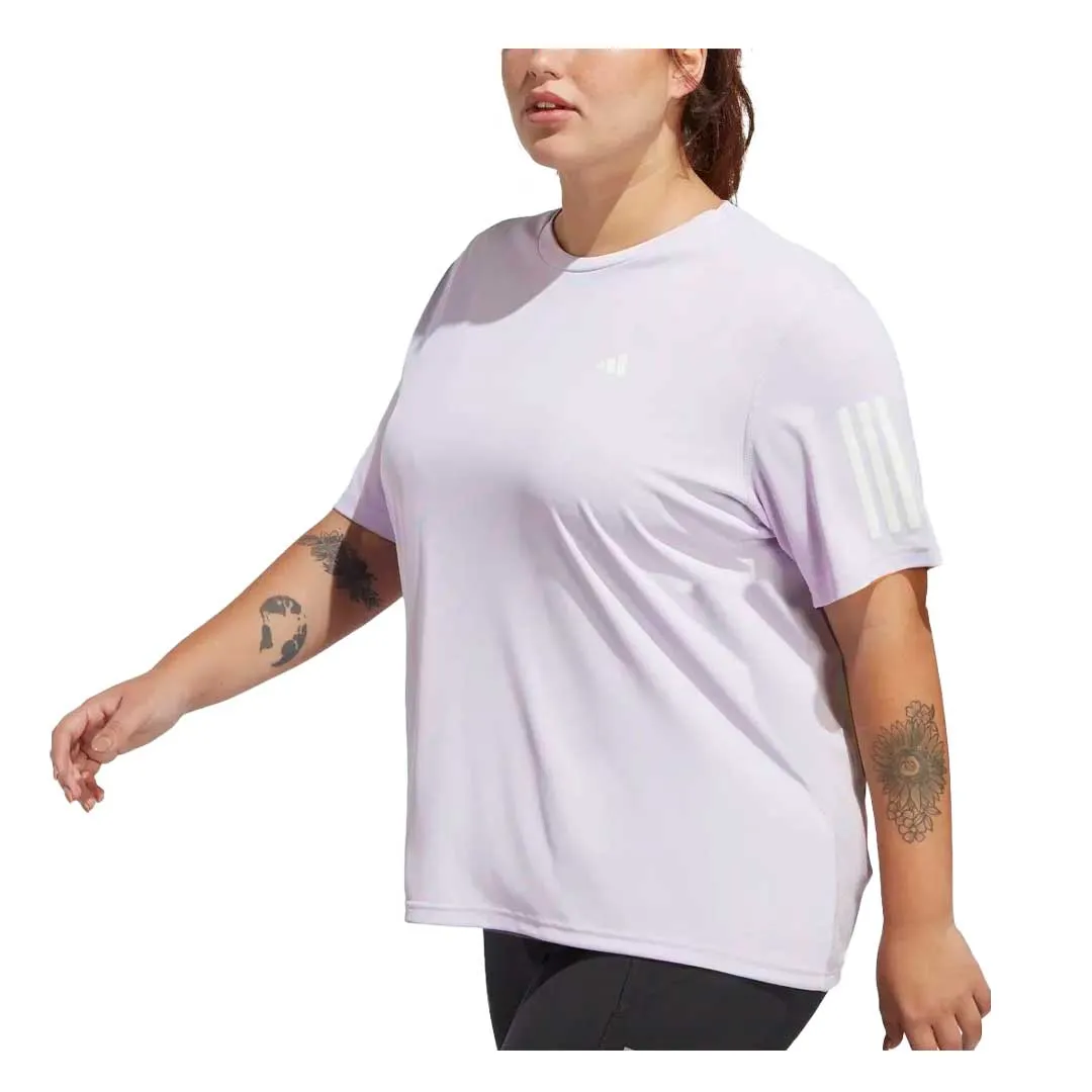 adidas - Women's Own The Run T-Shirt (Plus Size) (HR9939) DurableOuterShell