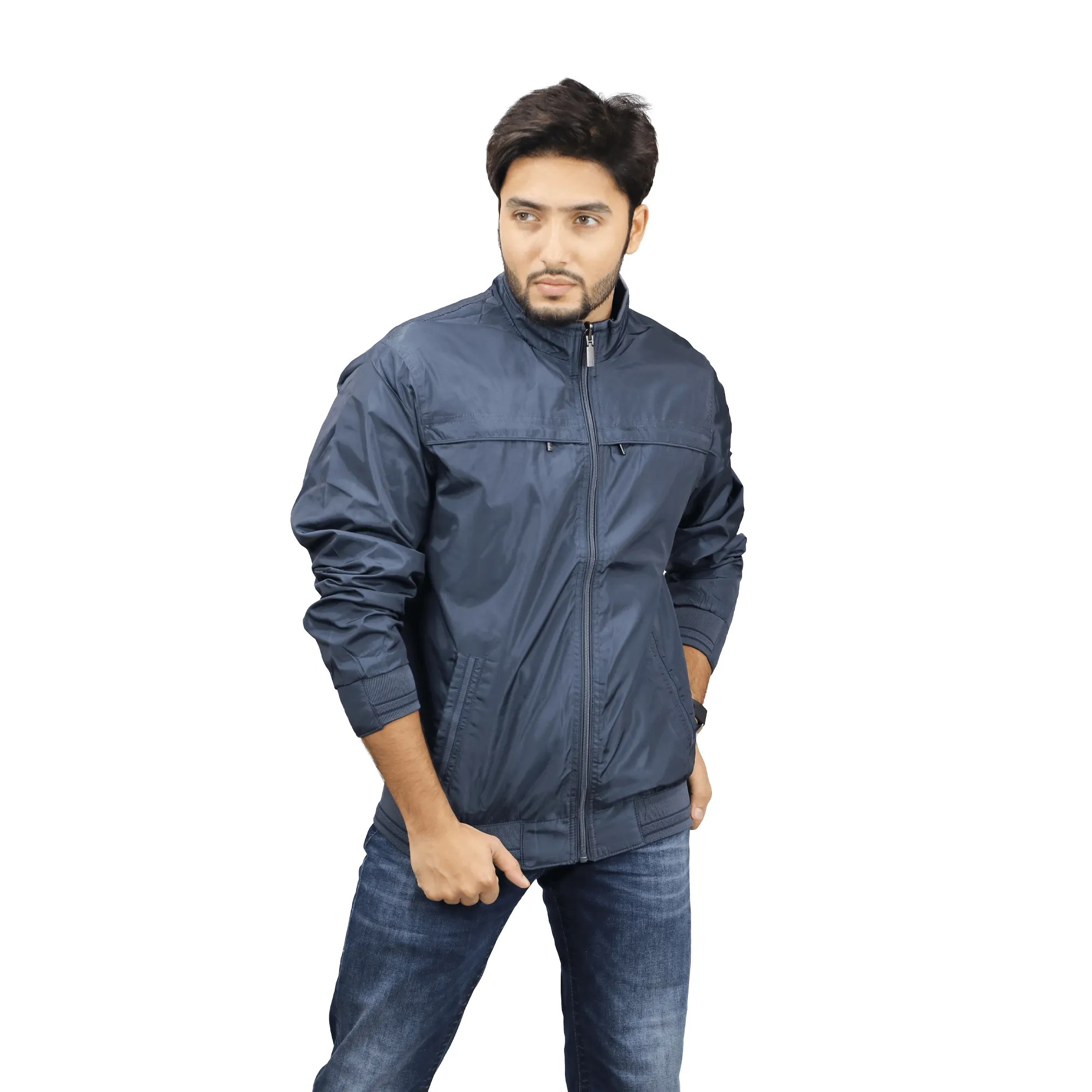 Comfortable Feel Double Layered Stylish Reversible Men??s Jacket -Ethen