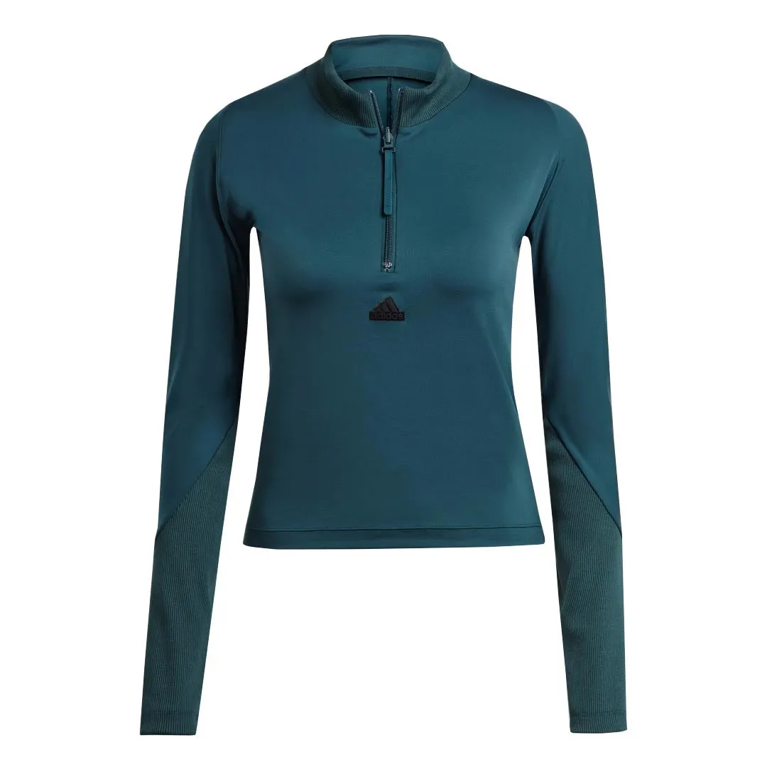 Zipper Closure Mechanism adidas - Women's Z.N.E. Long Sleeve T-Shirt (IM4918)