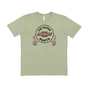 Everyday Wear Casual Style Chevrolet Genuine Parts Roses T-Shirt