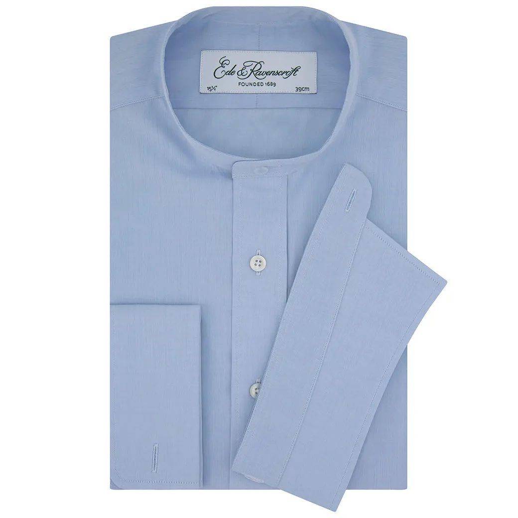 Ellis Blue Poplin Cotton Tunic Shirt Reinforced Hems